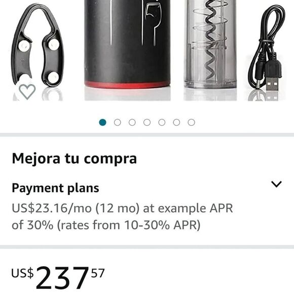 One-Touch Automatic Electric Wine Opener Aluminum Stainless Steel - Picture 10 of 16